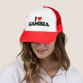 I LIEBE GAMBIA TRUCKERKAPPE (Beispiel)