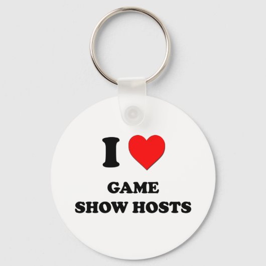 I Liebe Game Show Hosts Schlüsselanhänger (Vorderseite)
