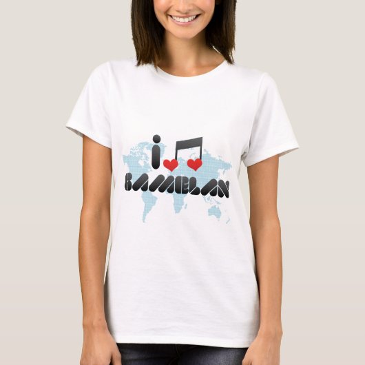 I Liebe Gamelan T-Shirt (Vorderseite)