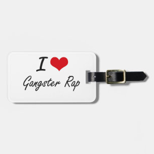 I Liebe GANGSTER-RAP Gepäckanhänger