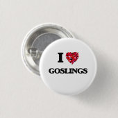 I Liebe-Gänschen Button (Vorne & Hinten)