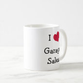 I Liebe Garagenverkauf Kaffeetasse (VorderseiteRechts)