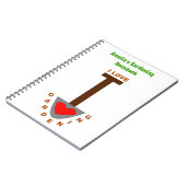 I Liebe Garening Spread Custom Notebook Notizblock (Linke Seite)