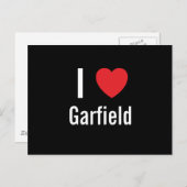 I Liebe Garfield Postkarte (Vorne/Hinten)