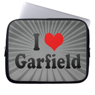 I Liebe Garfield, Vereinigte Staaten Laptopschutzhülle