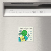 I Liebe Garn MAGNET (In Situ (Geschirrspüler))