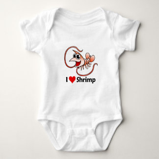 I Liebe-Garnele Baby Strampler
