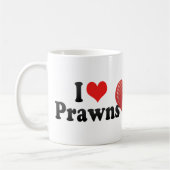 I Liebe-Garnelen Kaffeetasse (Links)