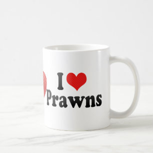 I Liebe-Garnelen Kaffeetasse