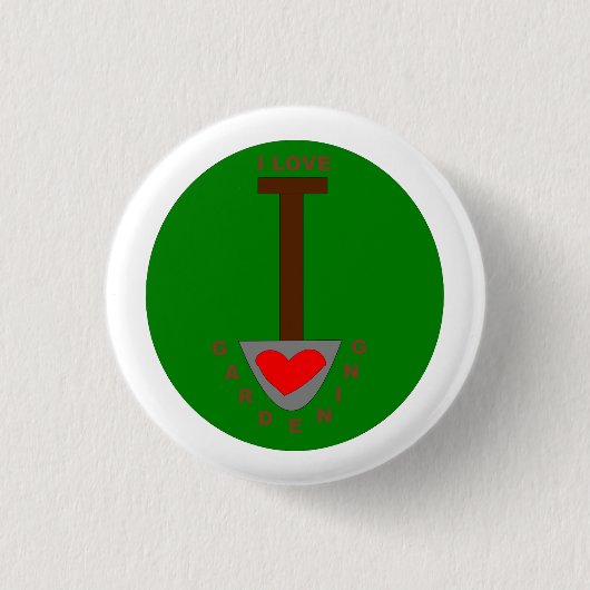 I Liebe Gartage Button (Vorderseite)