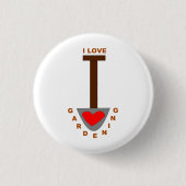 I Liebe Gartage Splitter Button (Vorderseite)