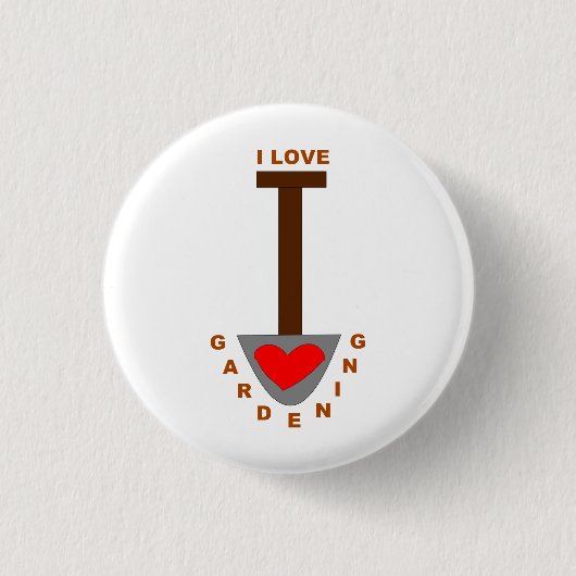I Liebe Gartage Splitter Button (Vorderseite)