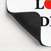 I LIEBE GARTEN Gemüsegärtner Cartoon Mousepad (Ecke)