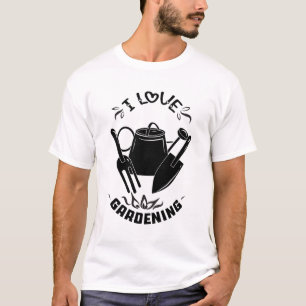 I Liebe Gartenarbeit T-Shirt