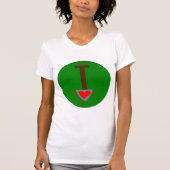 I Liebe Gartenarbeit T Shirt (Vorderseite)