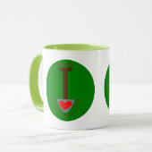 I Liebe Gartenbau Tasse (Vorderseite Links)