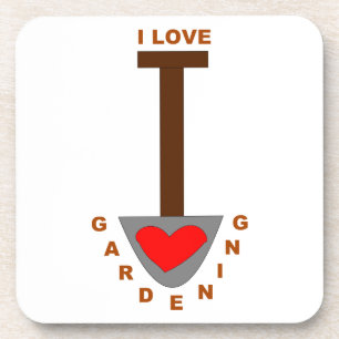 I Liebe Gartenbau Untersetzer