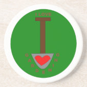 I Liebe Gartenbau Untersetzer (Vorne)