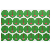 I Liebe Gartenkunststoff Stoff (Fat Quarter (45,7 x 55,9 cm))