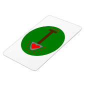 I Liebe Gartenmagnet Magnet (Linke Seite)