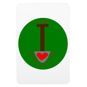 I Liebe Gartenmagnet Magnet