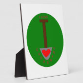 I Liebe GartenPlaque Fotoplatte (Seite)