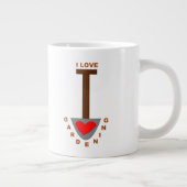 I Liebe Gartenweide Tasse (Rechts)