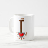 I Liebe Gartenweide Tasse (Vorderseite Links)