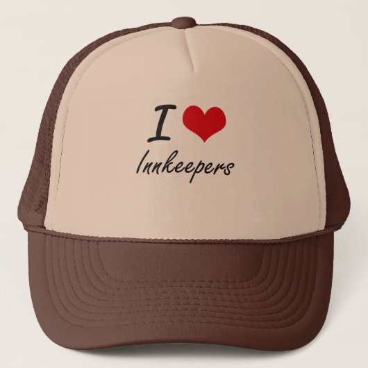 I Liebe-Gastwirte Truckerkappe (Vorderseite)
