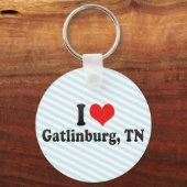 I Liebe Gatlinburg, TN Schlüsselanhänger (Vorderseite)
