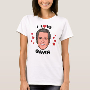 I Liebe Gavin Newsom T-Shirt
