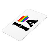 I LIEBE GAY IOWA MAGNET (Linke Seite)