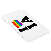 I LIEBE GAY IOWA MAGNET (Rechte Seite)