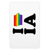 I LIEBE GAY IOWA MAGNET (Vertikal)