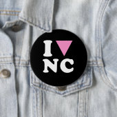 I LIEBE GAY NC - WEISS -.pnng Button (Beispiel)