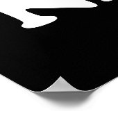 I LIEBE GAY NEWFOUNDLAND - WEISS -.pnng Poster (Ecke)