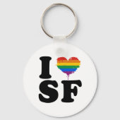 I LIEBE GAY SAN FRANCISCO SCHLÜSSELANHÄNGER (Vorderseite)