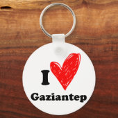I Liebe Gaziantep Schlüsselanhänger (Vorderseite)