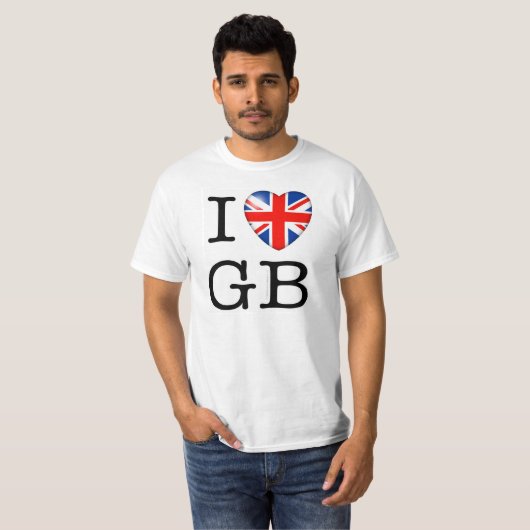I LIEBE GB T-Shirt (Vorne ganz)
