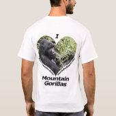 I Liebe-Gebirgsgorilla-T - Shirt (Rückseite)