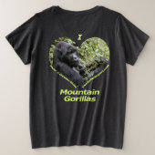 I Liebe-Gebirgsgorilla-T - Shirt 5 (Front u. (Design Rückseite)