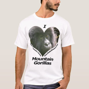 I Liebe-Gebirgsgorilla-T - Shirt 5 (Front u.