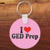 I Liebe GED Prep Schlüsselanhänger (Vorderseite)