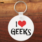 I Liebe Geeks Schlüsselanhänger (Vorderseite)