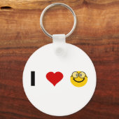 I Liebe Geeks Schlüsselanhänger (Vorderseite)
