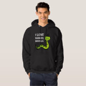 I Liebe Gefahr Noodles Funny Schlange Name mehr Ni Hoodie (Vorne ganz)