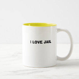 I LIEBE-GEFÄNGNIS ZWEIFARBIGE TASSE