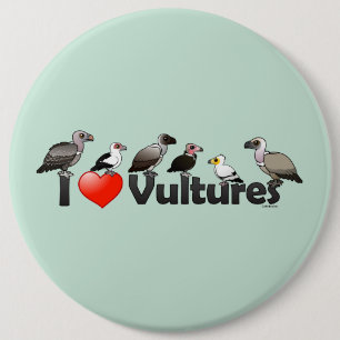 I Liebe-Geier (Afrika) Button