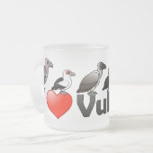 I Liebe-Geier (Afrika) Mattglastasse (Vorderseite Links)