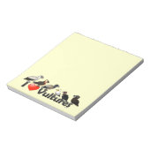 I Liebe-Geier (Eurasien) Notizblock (Rotiert)